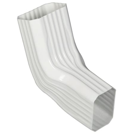Amerimax Home Products Amerimax 9.25 in. H X 3.25 in. W X 8 in. L White Vinyl A to B Gutter Elbow 37066